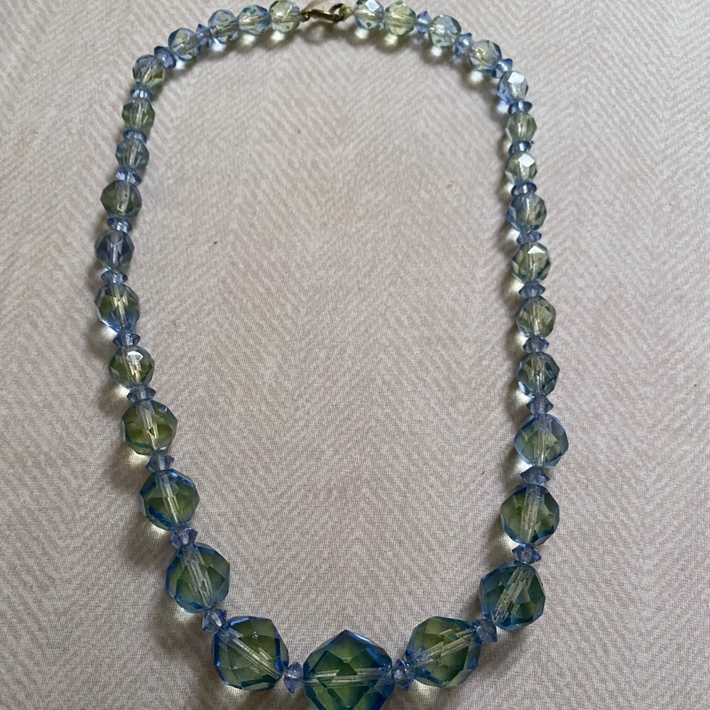 Iridescent vintage necklace